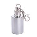 1 Oz. Barrel Flask w/Belt Hook